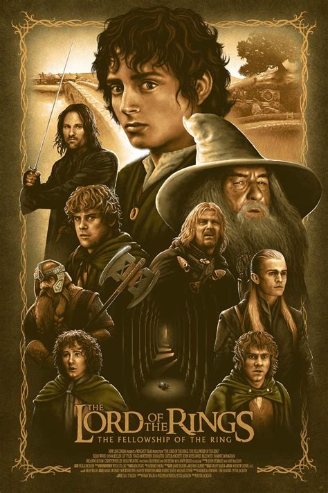 The Lord Of The Rings The Fellowship Of The Ring 2001 1000 X 1500