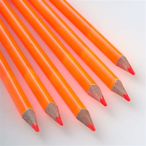 Orange Highlighter Pencil