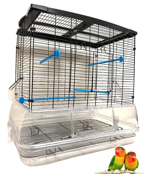 Large Flight Bird Cage For Cockatiel Canary Finch Budgies Aviary Parakeet With Easy Clean No