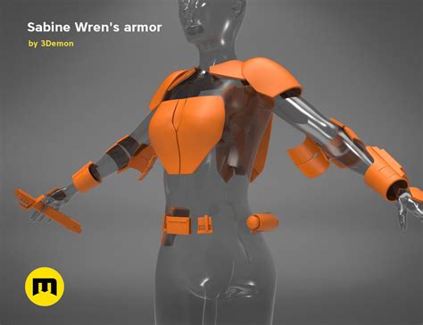 Sabine Wrens Armor 3d Model 3d Printable Cgtrader