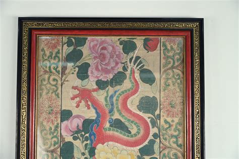 Sold Price Antique Chinese Dragon Scroll Painting June 4 0122 1100