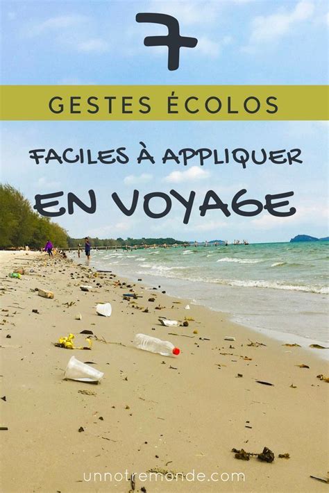 7 gestes écolos faciles à appliquer en voyage Voyage Ecolo Tourisme