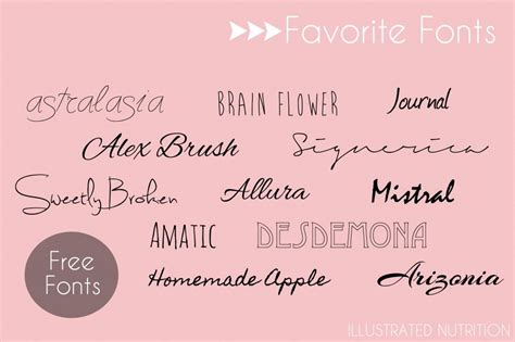 A Few Of My Favorite Free Fonts To Use For The Blog Blog Font Blog