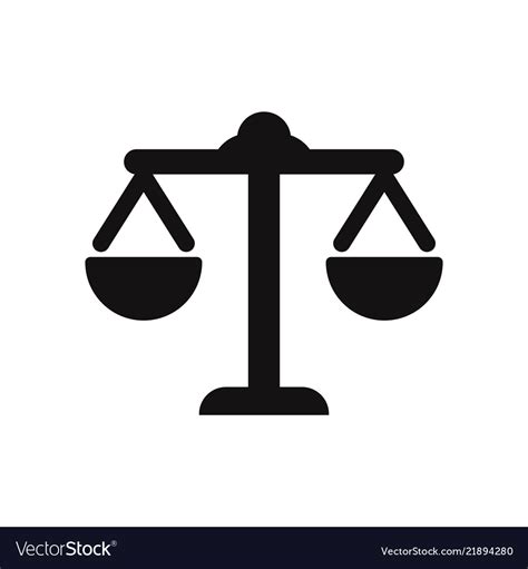 Legal Scales Of Justice Logo