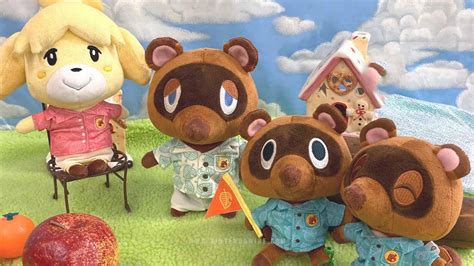 Animal Crossing New Horizons Isabelle Tom Nook Nooklings Plushes Up