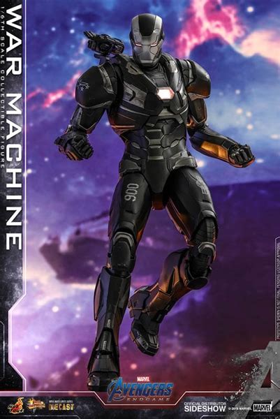 War Machine Diecast Avengers Endgame Hot Toys 16 Scale Figure