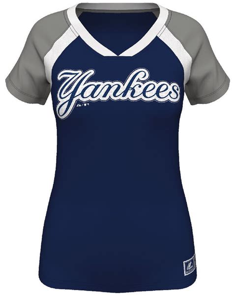 Mlb New York Yankees Ladies Forged Classic Synthetic Fashion Top New