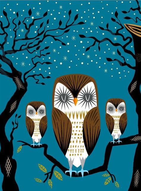My Owl Barn Iota Illustration Oliver Lake Owl Art Print Owl Art