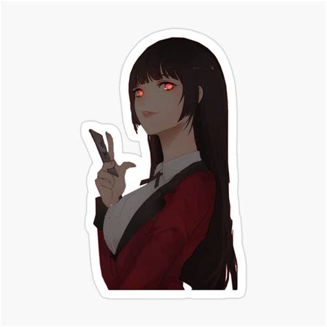 Maybe you would like to learn more about one of these? 'Kakegurui, Yumeko Jabami' Glossy Sticker by LuvHm in 2020 ...