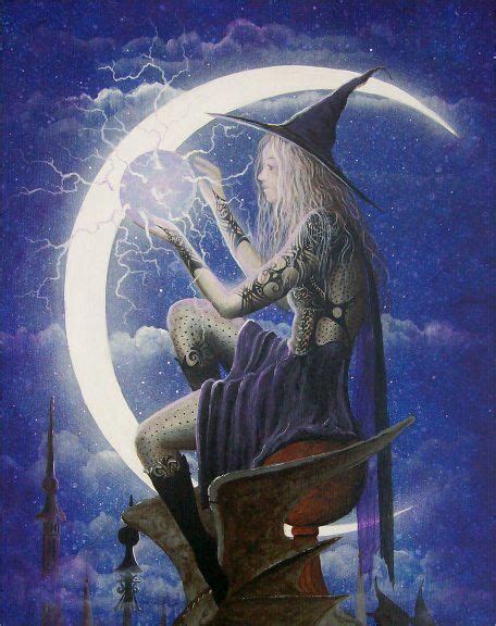Witch Moon Bewitching Art Pinterest