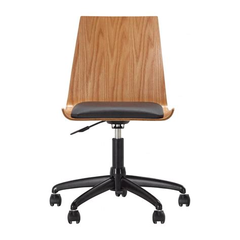 Ghandi Chaise de Bureau Design en Chêne Habitat  Chaises de Bureau