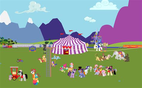 Circus Comes To Ponyville By Wesleyabram On Deviantart