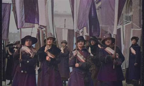 The Suffragettes In Color Vintage Photographs Are Brought To Life