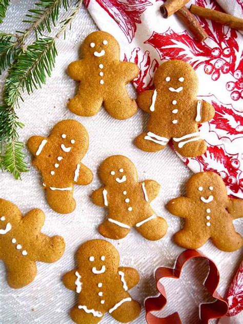 Almond flour chocolate chip cookies with simple ingredients no chill dough, then baked until soft inside and a bit crispy outside. Paleo Almond Flour Gingerbread Men Cookies (GF) | Perchance to Cook