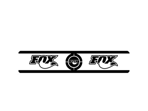 Fox Suspension Logo Vector Ph