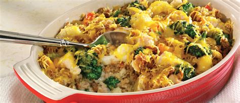 The word casserole is often used interchangeably as the name of a recipe and the name of the vessel it's served in. Turkey & Stuffing Casserole Recipe | Campbell's Kitchen