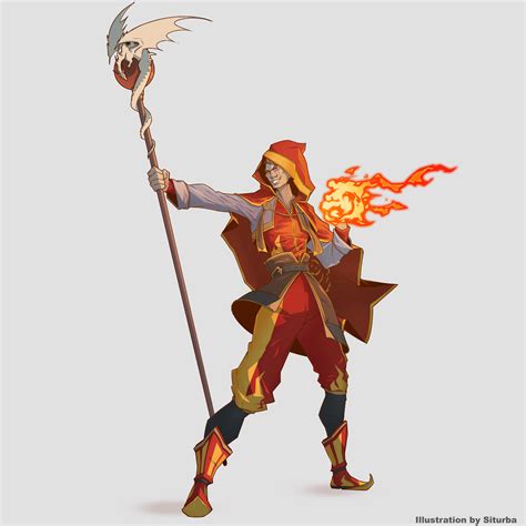 Fire Wizard Wizard101 Redesign By Siturba On Deviantart