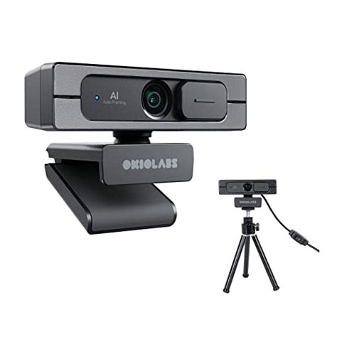 Okiolabs A Hd Webcam K With Ai Auto Framing For Conference And