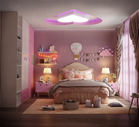11104 Download Free 3d Interior Girl Bedroom Model