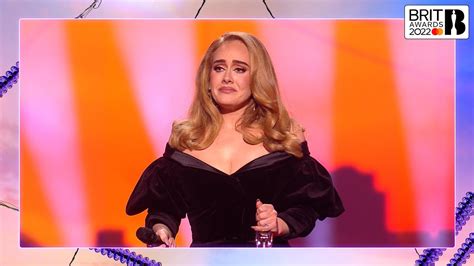 Adele Wins Mastercard Album Of The Year The Brit Awards 2022 Youtube