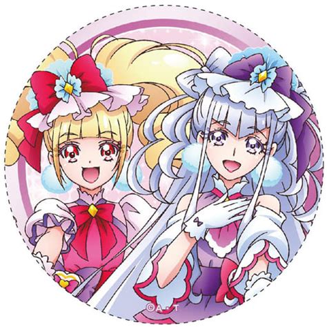 Badge Pins Victor Character Cure Ma Cheri And Cure Amur 「 Hug Precure