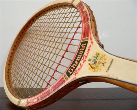 Vintage Wood Tennis Racket Chemold Rod Laver Tournament All