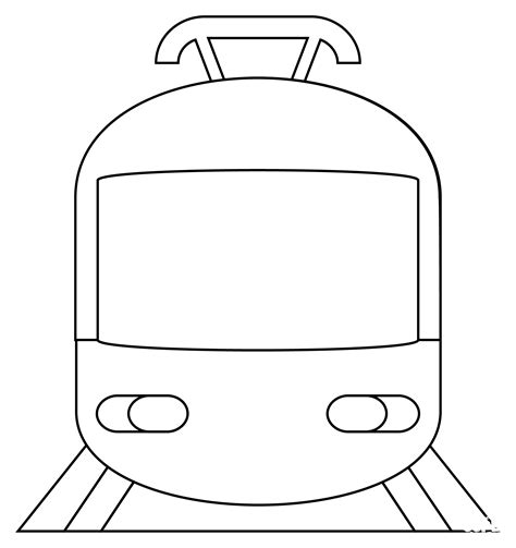 Tram Coloring Page Colouringpages