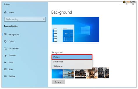 How To Change Your Wallpaper In Windows 10 Tech Junkie