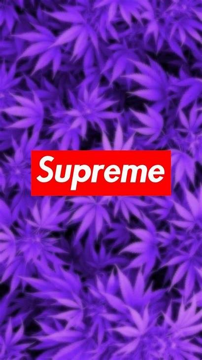 Weed Supreme Purple Wallpapers Cool Iphone 420