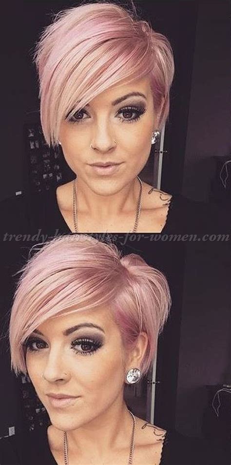 You will always see bangs on celebrities and women in the street. Funky short pixie haircut with long bangs ideas 1 - Fashion Best