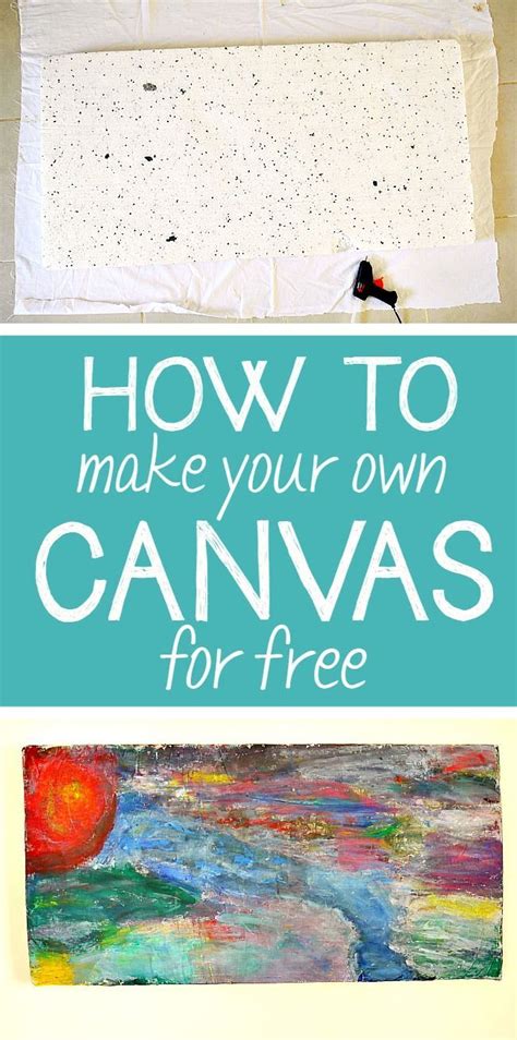 Make Your Own Canvas With Kids Art Activities For Kids Homemade