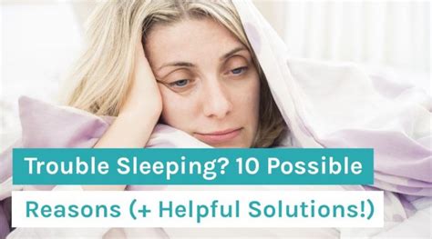 Trouble Sleeping 10 Possible Reasons Helpful Solutions Organixx
