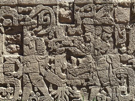 Mayan Wall Carving Photograph By Joshua Poggianti Fine Art America