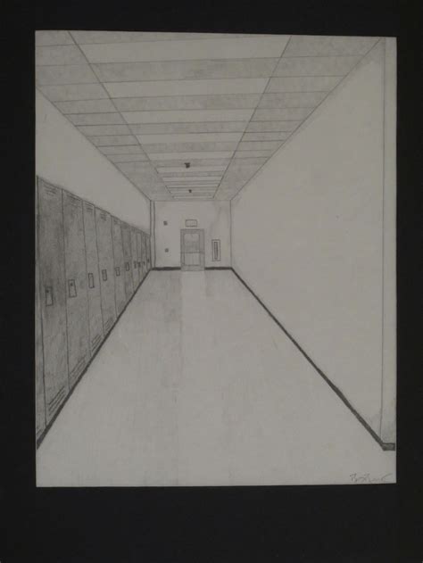 Hallway Perspective Project Intro To 2d Art 2011 2012 Brett