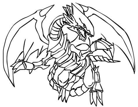 Red Eyes Black Dragon Coloring Page Coloring Pages