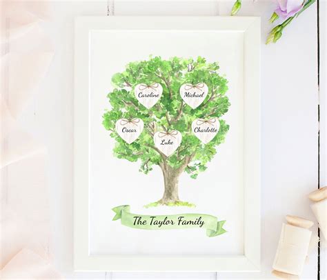 The best gifts for grandparents are presents that come from the heart, and that they'll always remember and absolutely love, no matter the we've picked out 40 gift ideas — ranging from personalized items that clearly took some thought, to products they can use in their everyday life, to. Family Tree Print, Personalised Family Tree, Gift For ...