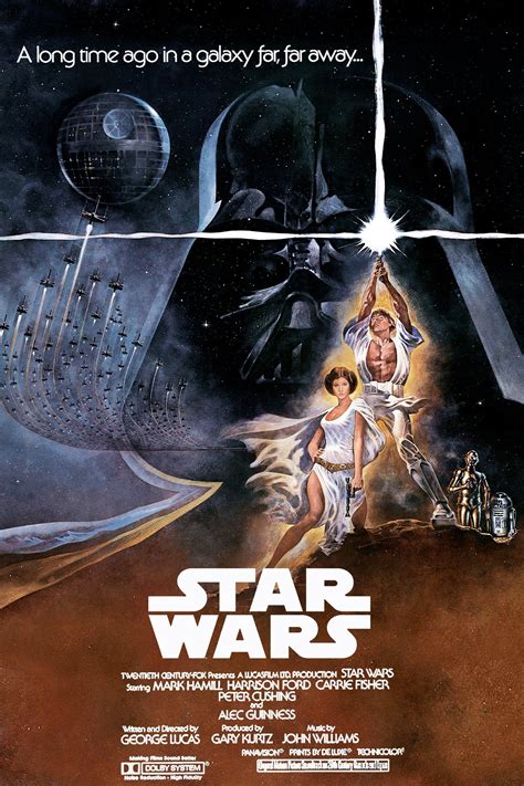 Original 1977 Star Wars Movie Poster