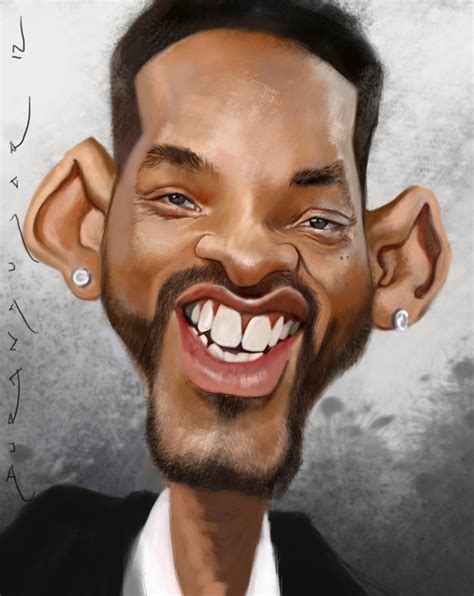 Will Smith Celebrity Caricatures Caricature Drawing Funny Face Drawings