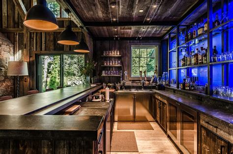 17 Rustic Home Bar Designs Ideas Design Trends Premium Psd