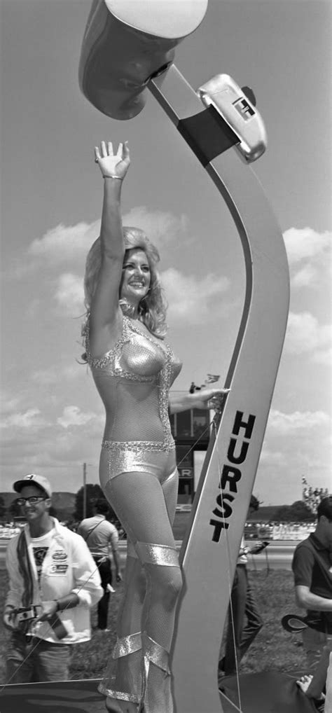 Vintage Linda Vaughn Miss Hurst Golden Shifter