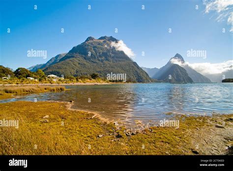 Mitre Peak Milford Sound Fiordland South Island New Zealand Mitre