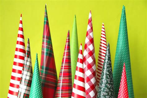 How To Make A Paper Cone Christmas Tree For Cheap A