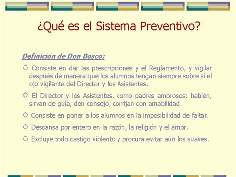 El Sistema Preventivo De Don Bosco Bibliografa El