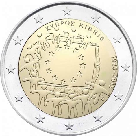 2 Euro Cyprus 2015 Km 102 Coinbrothers Catalog