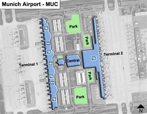 Munich Muc Airport Terminal Map