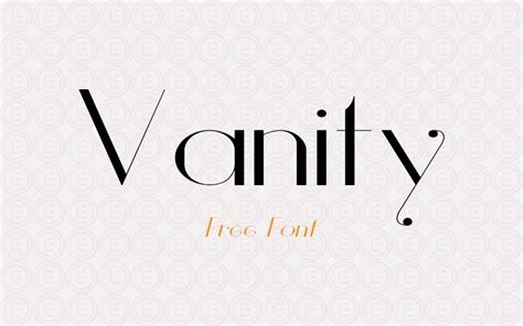Vanity Font Family Free Download Lazyelements Com