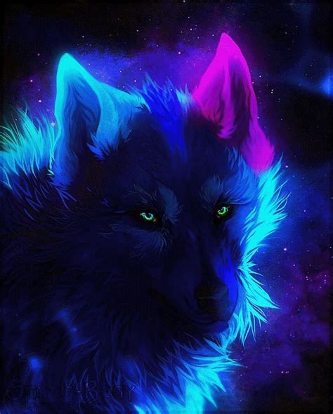 Pin By Maricarmen On Neon Colors Neon Signs Etc Anime Wolf Cute