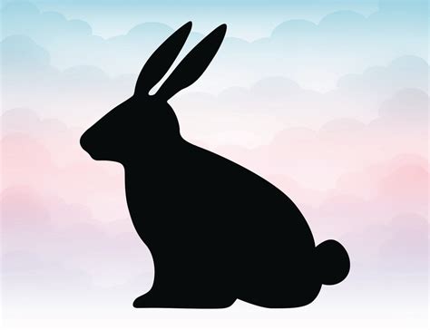 Easter Bunny vector SVG file Instant download easter bunny