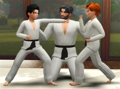 The Sims Resource Karate Pose Pack