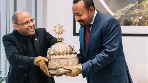 Ethiopian 18th Century Crown Returns Home From Netherlands Bbc News